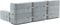 ambivalenz modulaire bank curt - 6 modules – licht blauw