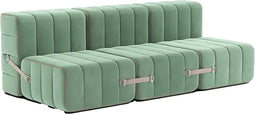 ambivalenz modulaire bank curt - 6 modules - licht groen