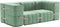 ambivalenz modulaire bank curt – 7 modules – licht groen
