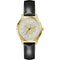 Guess Glamour GW0299L2 Horloge - Leer - Zwart - Ø 36 mm