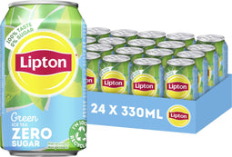 Frisdrank Lipton Ice Tea Green Zero 330ml - 24 stuks