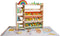 WonderMind Montessori Speelgoedkast - Massief 100% Hout - 9 Opslagbakken & Boekenplanken - W116 × H112 × D30cm
