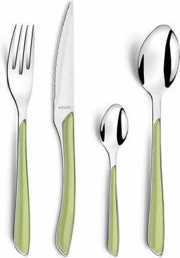 Amefa Eclat Bestekset - Groen - RVS - 24-delig