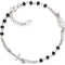 Amen Dames Armband 925 sterling zilver Zilver 15 Glasstein One Size Zilver 32015432