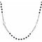Amen Dames Ketting 925 sterling zilveren glassteen One Size Zilver 32015435