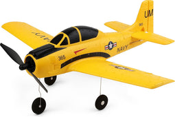 Amewi AMXFlight T28 Trojan Geel RC vliegtuig RTF 388 mm