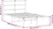 vidaXL - Bedframe - met - hoofdbord - metaal - zwart - 120x190 - cm