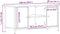 vidaXL - TV-Meubel - Oud - Hout - 100x40x50 - cm - Geprefabriceerd - Hout - en - Staal