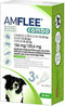 Amflee Spot On Combo Anti Vlooien en Teken Druppels Hond 10-20 kg 3 pipetten