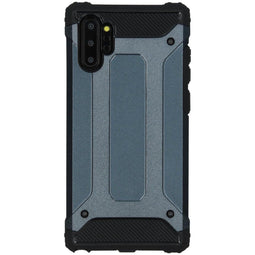 iMoshion Hoesje Geschikt voor Samsung Galaxy Note 10 Plus Hoesje - iMoshion Rugged Xtreme Backcover - Donkerblauw