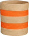 Mica Decorations Nacho Mand - Set van 2 - H34 x Ø29 - FSC Mix - Donkerroze, Oranje