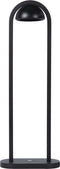 Atmooz - Tafellamp Mika - Zwarte Leeslamp - Geïntegreerde LED - Slaapkamer / Woonkamer / Eetkamer - Hoogte 41cm - Industrieel - Metaal