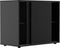 Wandkast onder schuine wand - dressoir 80 cm breed 40 cm diep 65 cm hoog - zwart