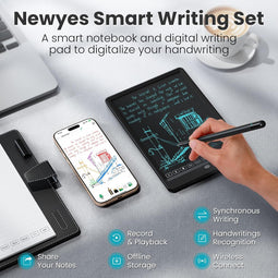 Syncpen 3.0 Set – digitale pen en notitieblok & tablet met handgeschreven notities, overdracht Bluet