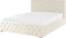 AMIENS - Bed met opbergruimte - Beige - 140 x 200 cm - Fluweel