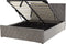 AMIENS - Bed met opbergruimte - Grijs - 140 x 200 cm - Fluweel