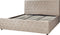 AMIENS - Bed met opbergruimte - Taupe - 180 x 200 cm - Fluweel
