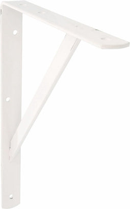 AMIG Plankdrager/planksteun van metaal - gelakt wit - H400 x B275 mm - boekenplank steunen - tot 225 kg