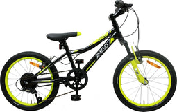 AMIGO Attack - Kinderfiets 20 inch - Mountainbike voor jongens - Zwart/Geel