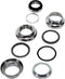 Amigo Balhoofd set fiets - staal - chroom - universeel - 22.4/30.0/27.0 mm