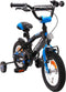 Amigo BMX Fun Jongensfiets - Kinderfiets 12 inch - Zwart/Blauw