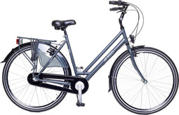 AMIGO Bright - Damesfiets 28 inch - Fiets met 3 versnellingen - Antraciet