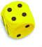 Amigo Dobbelsteen Zacht 15 Cm Geel