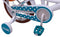 AMIGO Dots Meisjesfiets - Kinderfiets 12 inch - Met Zijwieltjes - Wit