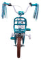 AMIGO Dots Meisjesfiets - Kinderfiets 12 inch - Met Zijwieltjes - Wit