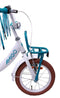AMIGO Dots Meisjesfiets - Kinderfiets 12 inch - Met Zijwieltjes - Wit
