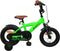 AMIGO Explorer Jongensfiets 12 Inch - Kinderfiets voor 2 tot 4 Jaar - 90-105 cm - Groen/Zwart