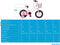 AMIGO Flower Meisjesfiets - Kinderfiets 14 inch - Wit