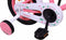 AMIGO Magic Meisjesfiets - Kinderfiets 12 inch - Met Terugtraprem en Zijwieltjes - Roze
