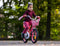 Amigo Magic Meisjesfiets - Kinderfiets 16 inch - Roze