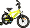 AMIGO Speeder Jongensfiets 14 Inch - Kinderfiets voor 3 tot 5 Jaar - 95-110 cm - Geel/Zwart