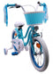 AMIGO Superstar Meisjesfiets 16 Inch - Kinderfiets voor 4 tot 6 Jaar - 100-115 cm - Lichtblauw - met Zijwieltjes
