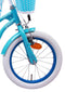 AMIGO Superstar Meisjesfiets 16 Inch - Kinderfiets voor 4 tot 6 Jaar - 100-115 cm - Lichtblauw - met Zijwieltjes