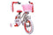 AMIGO Superstar Meisjesfiets - Kinderfiets 14 inch - Crème