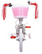 AMIGO Superstar Meisjesfiets - Kinderfiets 14 inch - Crème