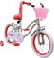 Amigo Superstar Meisjesfiets - Kinderfiets 16 inch - Crème