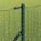 vidaXL - Hekposten - 13 - stuks - Groen - Ø32 - mm - 210 - cm - Gegalvaniseerd - Staal