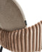 AMITY - Eetkamerstoel set van 2 - Taupe - Polyester