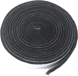LANUCN BBQ Gasket Self Stick Smoker - Zelfklevende Roker Seal Strip - Hittebestendig tot 932°F - Zwart (15ft x 7/8'' x 1/8'')