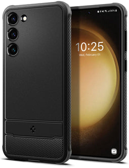 Spigen Rugged Armor - TPU Back Cover - Militaire standaard en Air Cushion technologie - Zwart