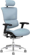 X-Chair bureaustoel X3 Blauw met hoofdsteun