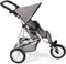 Bayer Chic 2000 - Poppenwagen Jogger Leon - Melange Grijs