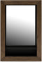 Riviera Maison Spiegel met plankje - Eivissa Mirror Shelf - Gerecycled Eikenhout, Gehard Glas - Bruin