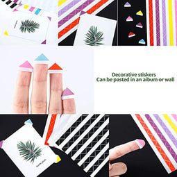 Plakboek, 80 pagina's fotoalbum ambachtelijk papier, doe-het-zelf handgemaakt album plakboek voor verjaardag, bruiloft, reizen, babyshower zwart