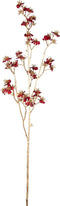 PTMD Blossom Flower Bloesem Kunsttak - 50 x 15 x 84 cm - Rood/goud