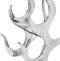vidaXL - Wijnrek - vlammenvorm - 9 - flessen - zilver - aluminium